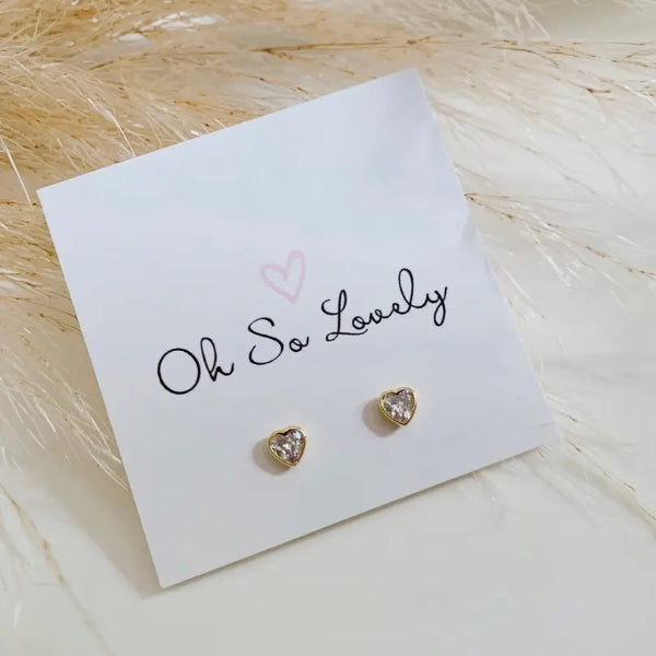 Heart Studs