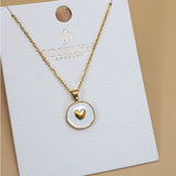 18K Stainless Steel Heart Necklace