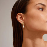 Heat Freshwater Pearl Earrings