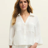 Helena Airy Button Up