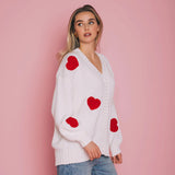 Heart Oversized Cardigan