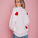 Heart Oversized Cardigan
