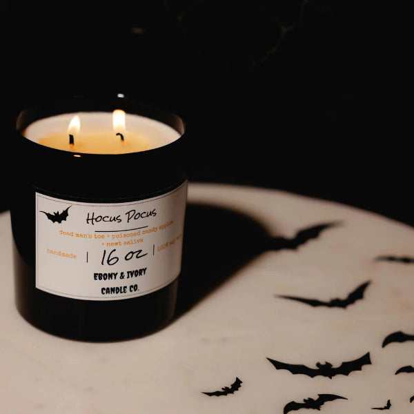 Ebony & Ivory Fall Candle