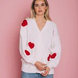 Heart Oversized Cardigan