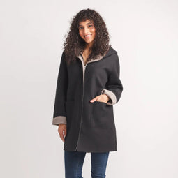 Soft Hooded Jacket w Patch Pockets