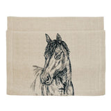 Linen Table Runner - Horse