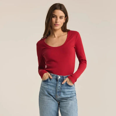 Sirena Rib Long Sleeve Tee