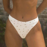 Huha Printed High Rise Thong