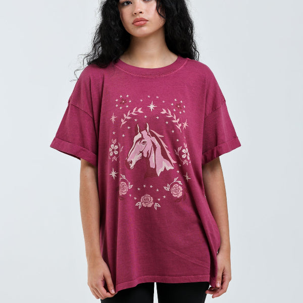 Horse Crest BF Tee