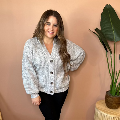 Salsa V-Neck Knit Cardi