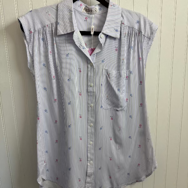 Floral Button Down Tank