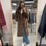 Lucille Long Faux Fur Coat