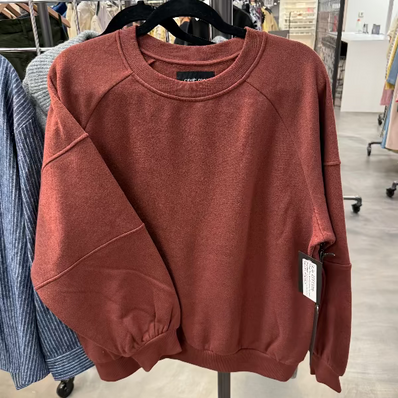 Cotton Oversized Crew