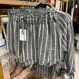 Perfect Linen Striped Short