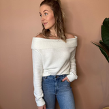 Off Shoulder Sweater