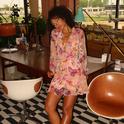 Leona Ruffle Mini Dress