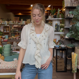Rosie Ruffle Sleeve Blouse