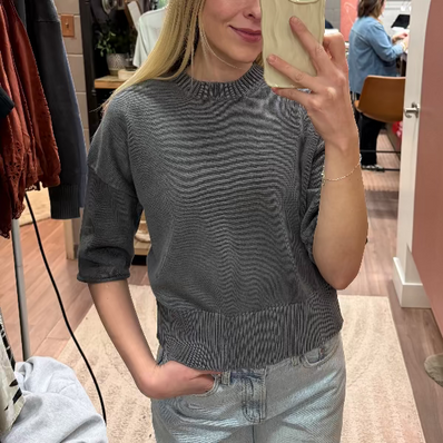 Nelkin 3/4 Sleeve Pullover