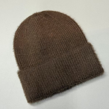 Fuzzy Ribbed Beanie
