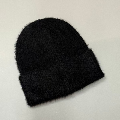 Fuzzy Ribbed Beanie