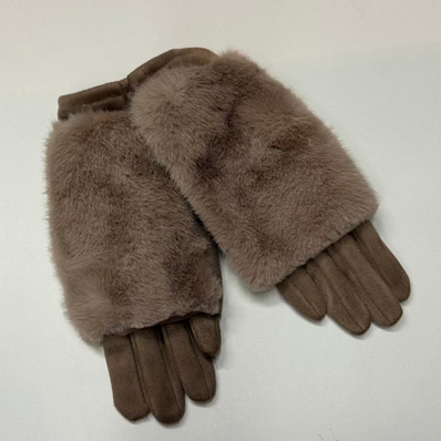 Two Piece Fur Gloves