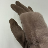 Two Piece Fur Gloves