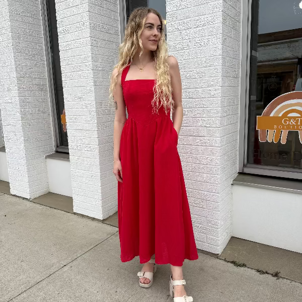 Marseille Halter Dress