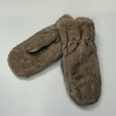 Faux Fur Mittens