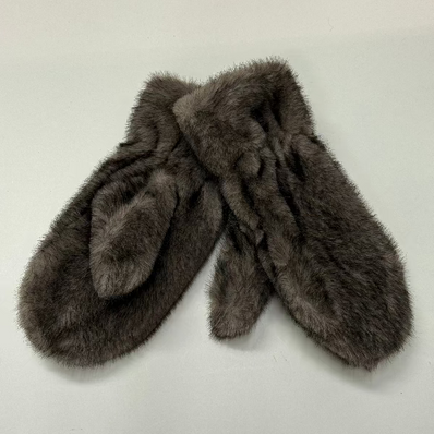 Faux Fur Mittens
