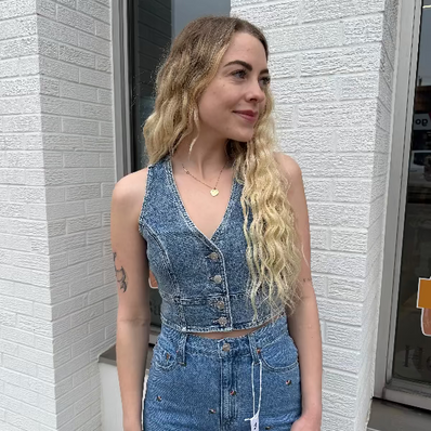 Vintage Denim Vest