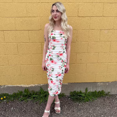 Watermelon Sleeveless Dress