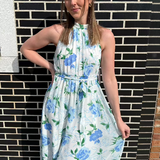 Lemon High Neck Dress