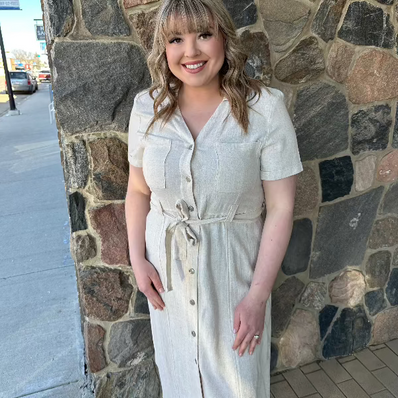 Una Utility Shirt Dress