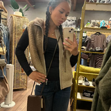 Benni Hooded Boucle Vest