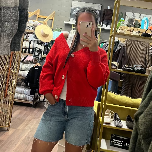 Balloon Sleeve Cardi