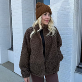 Janna Sherpa Raglan Jacket