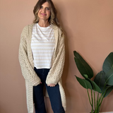 Iggy Hand Knit Long Cardigan