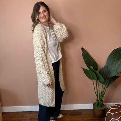 Iggy Hand Knit Long Cardigan