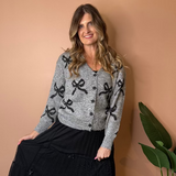 Blingy Bows Cardigan