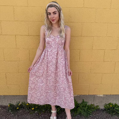 Rosalie Floral Midi Dress