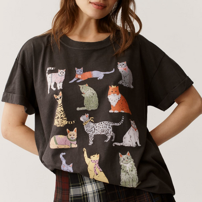 Cats Graphic Tee