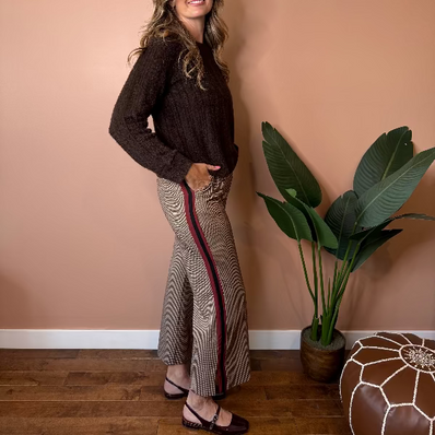 Amelia Knit Wide Leg Pant
