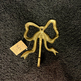 Antique Brass Bow Hook