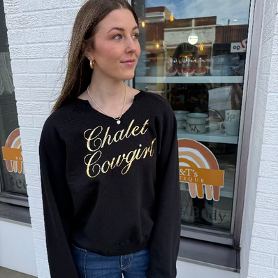 Chalet Cowgirl Sweatshirt