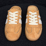 Sandra Fur Stripe Mule Sneaker