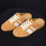 Sandra Fur Stripe Mule Sneaker