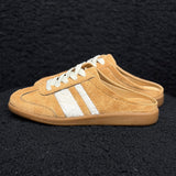 Sandra Fur Stripe Mule Sneaker