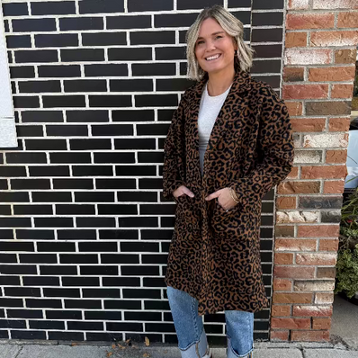Animal Instinct Leopard Coat