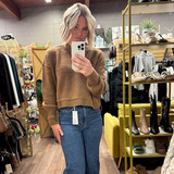 Sumire Soft Cropped Sweater
