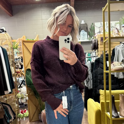 Sumire Soft Cropped Sweater